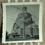 Церковь Космы и Дамиана, Редкий ракурс со стороны абсиды. Фото 1941 г. с аукциона e-bay.de<br>, Сычёвка, Сычёвский район, Смоленская область