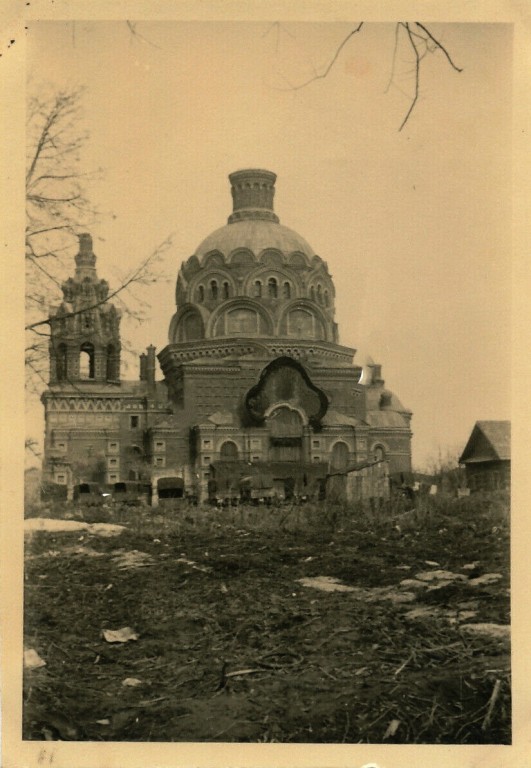 Сычёвка. Церковь Космы и Дамиана. архивная фотография, Фото 1942 г. с аукциона e-bay.de