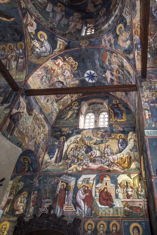 Охрид. Церковь Климента Охридского. интерьер и убранство, фрески южной стены