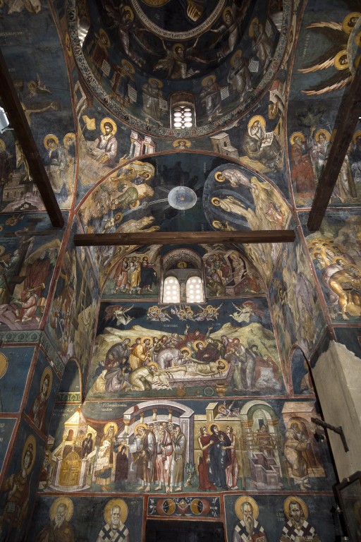 Охрид. Церковь Климента Охридского. интерьер и убранство, фрески северной стены