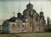 Монастырь Грачаница. Собор Успения Пресвятой Богородицы, Фото 1913 г. из приходского архива<br>, Грачаница, АК Косово и Метохия, Косовский округ, Сербия