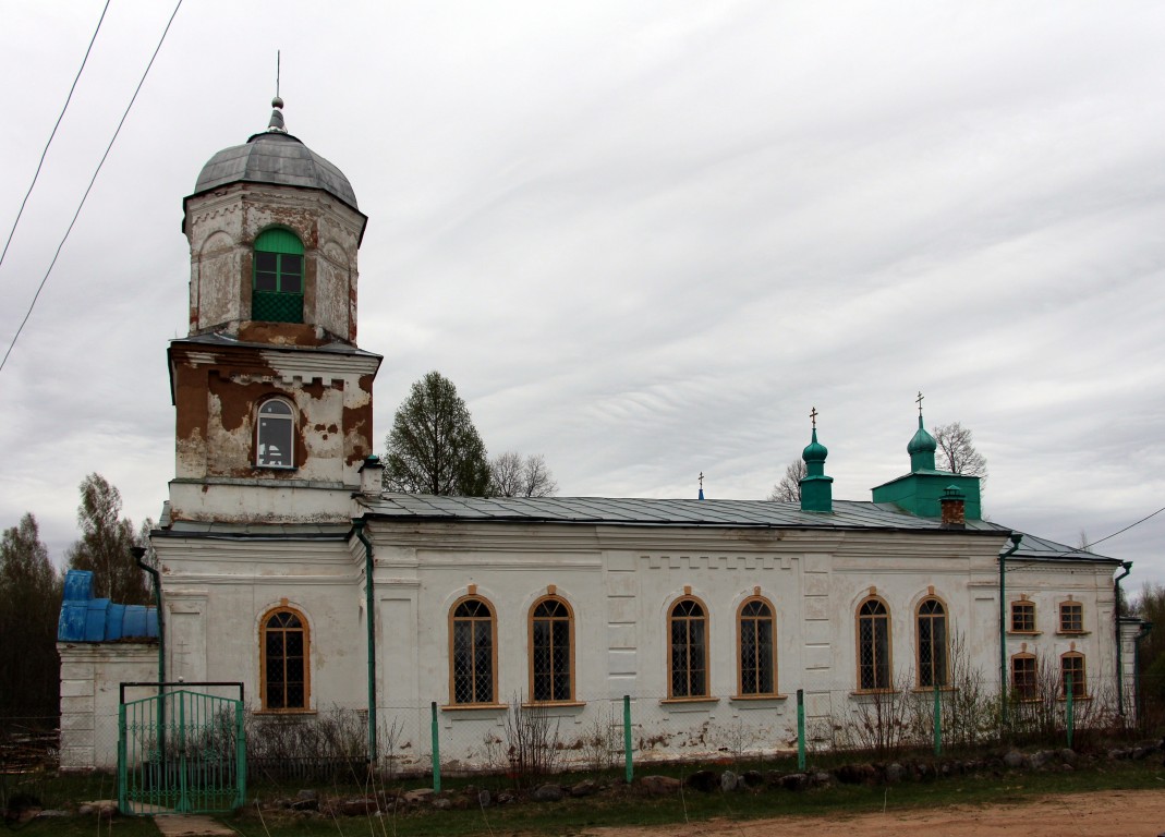 Церковь Смоленской иконы Божией Матери, Марково (Поддорский район, Новгородская область). фасады