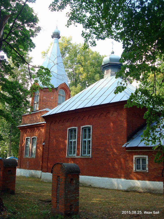 Церковь Николая Чудотворца, Узмёны (Миорский район, Беларусь, Витебская область). фасады, Вид со стороны апсиды