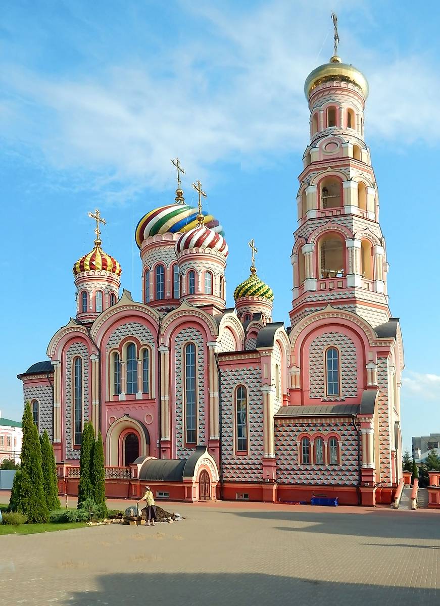 фасады. Вознесенский женский монастырь. Собор Вознесения Господня (новый), Тамбов (Тамбов, город, Тамбовская область)