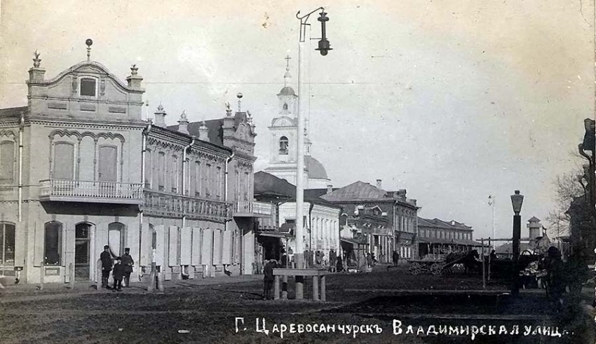 Церковь Владимирской иконы Божией Матери, Санчурск (Санчурский район, Кировская область). архивная фотография, Фото с сайта: http://komanda-k.ru/2011/mariiel/