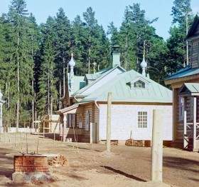 Солнечный (о. Городомля). Гефсиманский скит. Церковь Нила Столобенского