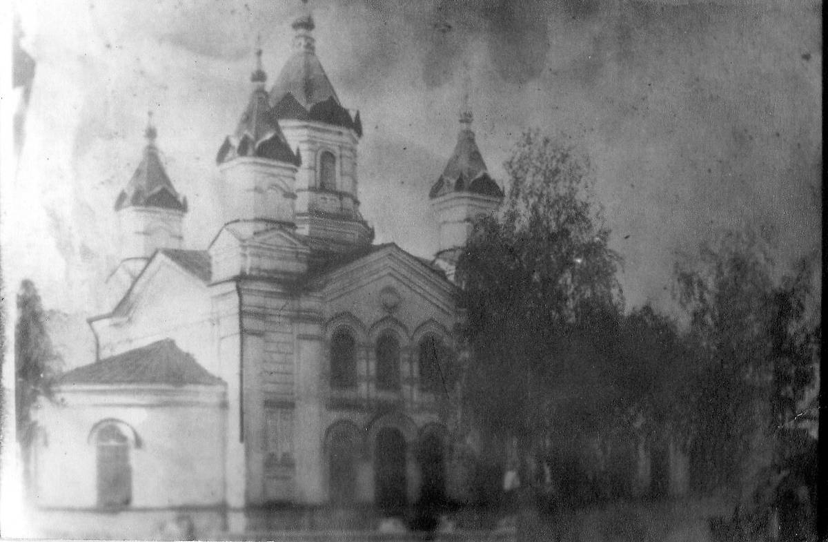 архивная фотография. Церковь Николая Чудотворца, Кошелиха (Первомайский район, Нижегородская область)