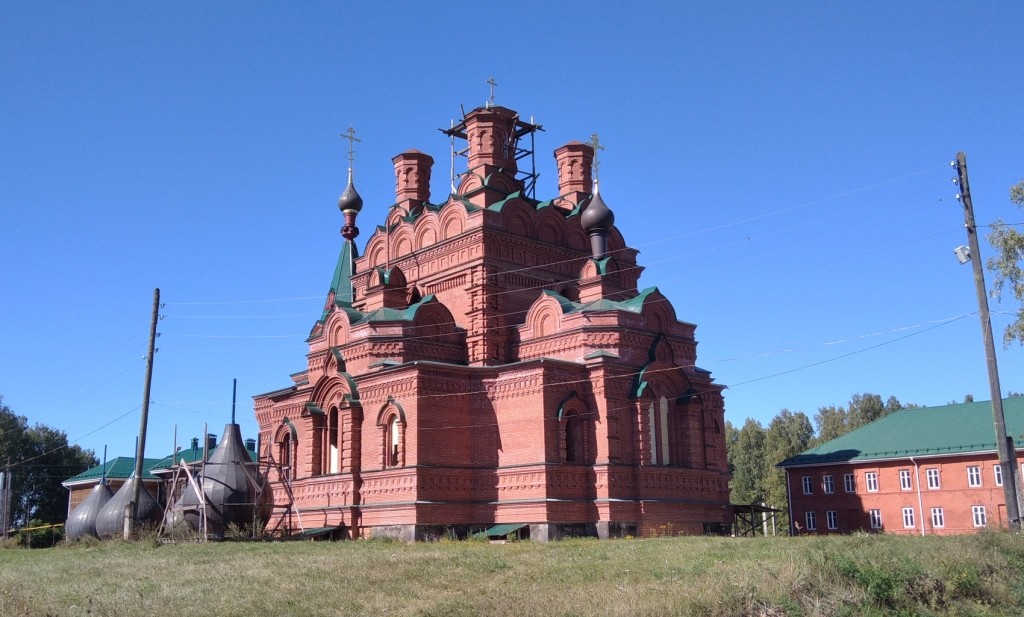 Абабково (Молодежный). Абабковский Николаевский Георгиевский монастырь. Собор Покрова Пресвятой Богородицы. документальные фотографии