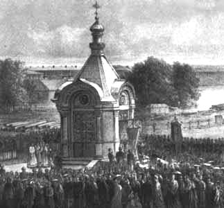 Церковь Параскевы Пятницы на Пороховых, Красногвардейский район (Санкт-Петербург, г. Санкт-Петербург). архивная фотография, Первоначальная часовня на этом месте. Фото с сайта http://www.citywalls.ru
