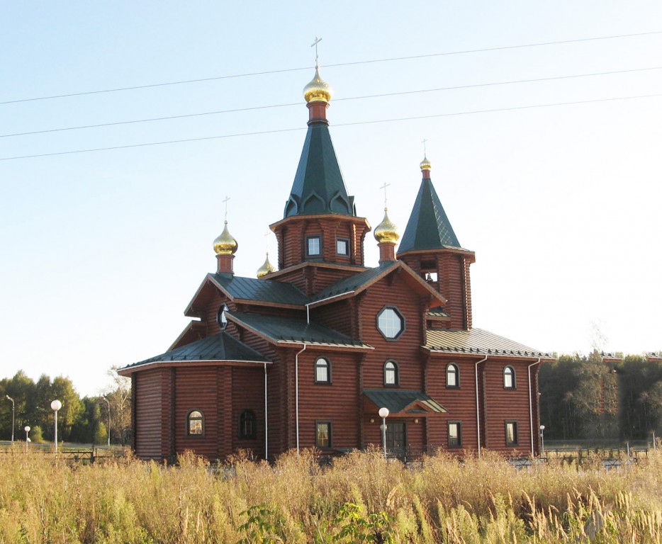 Церковь Сергия Радонежского, Кстово (Кстовский район, Нижегородская область). фасады, Вид церкви с северо-восточной стороны