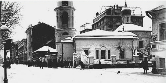 Что на Козьем болоте, церковь Спиридона Тримифунтского, Пресненский (Центральный административный округ (ЦАО), г. Москва). архивная фотография, Вострышев, Шокарев 