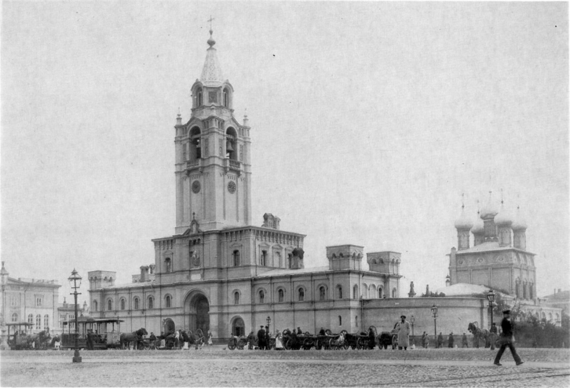 Страстной монастырь. Церковь Алексия, человека Божия, Тверской (Центральный административный округ (ЦАО), г. Москва). архивная фотография,  Фотография из собрания Э.В. Готье-Дюфайе    1913–1914 гг