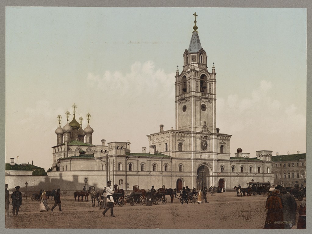 Тверской. Страстной монастырь. Церковь Алексия, человека Божия.. архивная фотография, 1890-1906гг. С сайта Национальной Библиотеки Конгресса США