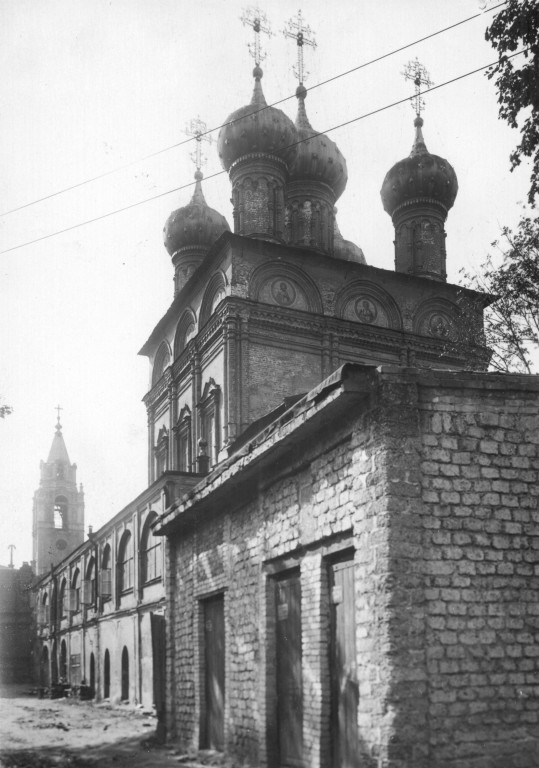Страстной монастырь. Собор Страстной иконы Божией Матери., Тверской (Центральный административный округ (ЦАО), г. Москва). архивная фотография, Конец 1920-х - 1930-е гг. ГНИМА им. А.В.Щусева.