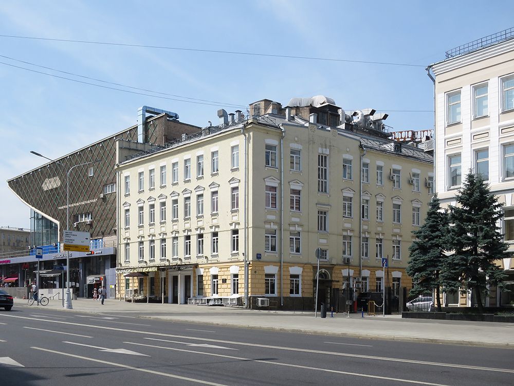 Страстной женский монастырь, Тверской (Центральный административный округ (ЦАО), г. Москва). фасады, Сохранившееся здание Страстного монастыря. Построено в 1912 г.
