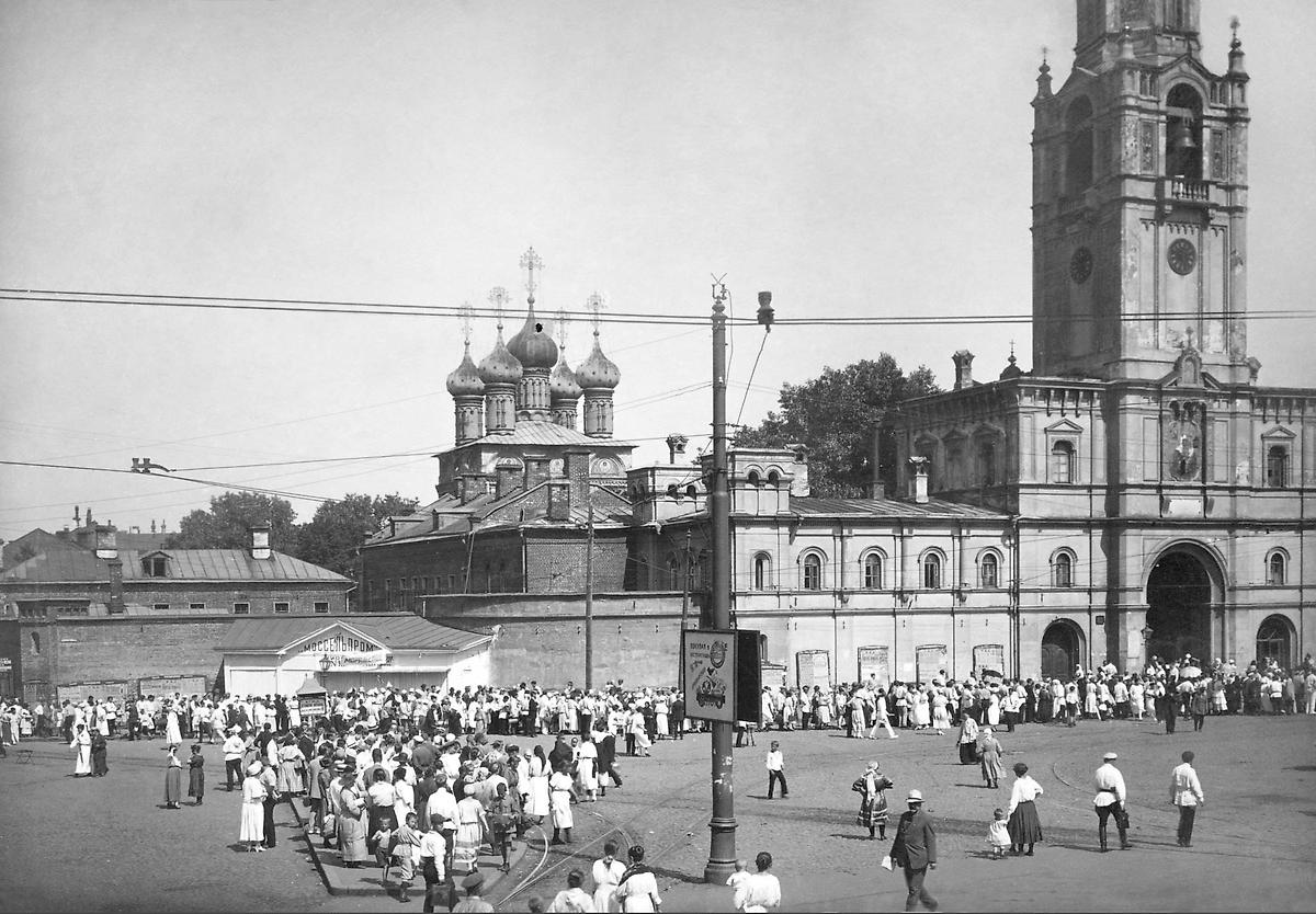 20-30-е гг. XX столетия, архивная фотография. Страстной женский монастырь, Тверской (Центральный административный округ (ЦАО), г. Москва)