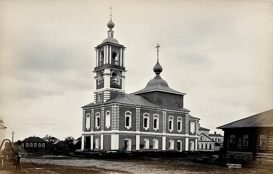 Церковь Параскевы Пятницы на Лужке, Углич (Угличский район, Ярославская область). архивная фотография, 1880 год. с сайта https://pastvu.com/p/340911 Автор:Лопатин