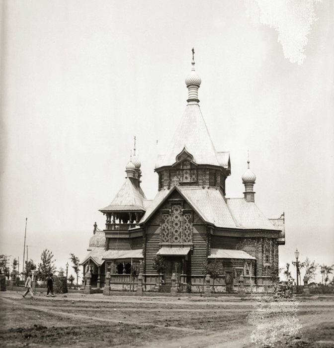 Собор Николая Чудотворца, Харбин (Китай, Прочие страны). архивная фотография, Частная коллекция. Фото 1920-х годов
