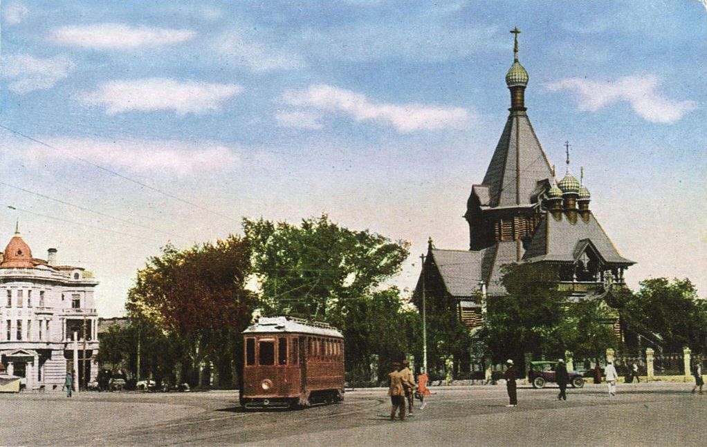 Харбин. Собор Николая Чудотворца. архивная фотография, Русская православная церковь Святого Николая в Харбине, 1940 г.