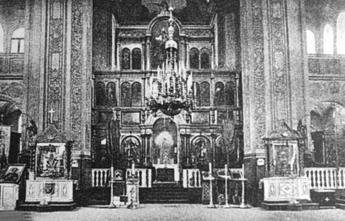 Церковь Воскресения  Христова в Малой Коломне, Адмиралтейский район (Санкт-Петербург, г. Санкт-Петербург). архивная фотография, Интерьер храма Воскресения Христова.