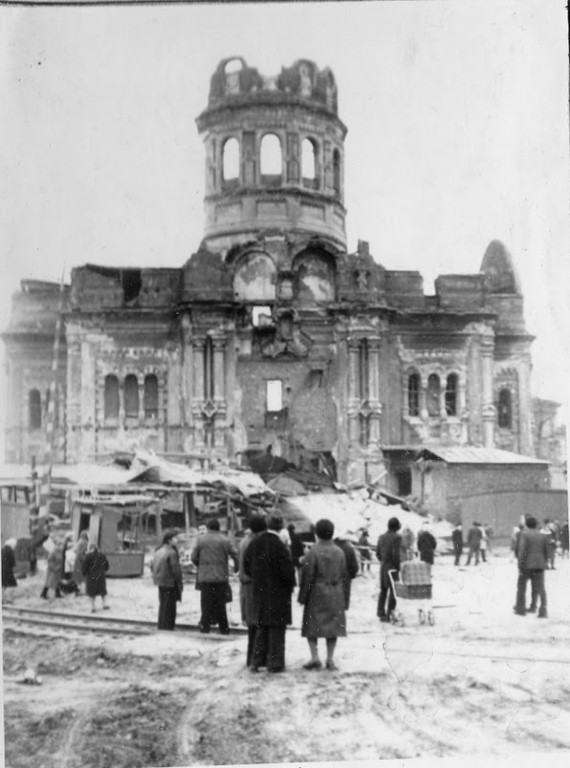 Церковь Бориса и Глеба на Синопской набережной (старая), Центральный район (Санкт-Петербург, г. Санкт-Петербург). архивная фотография, Фото 1975 г. 