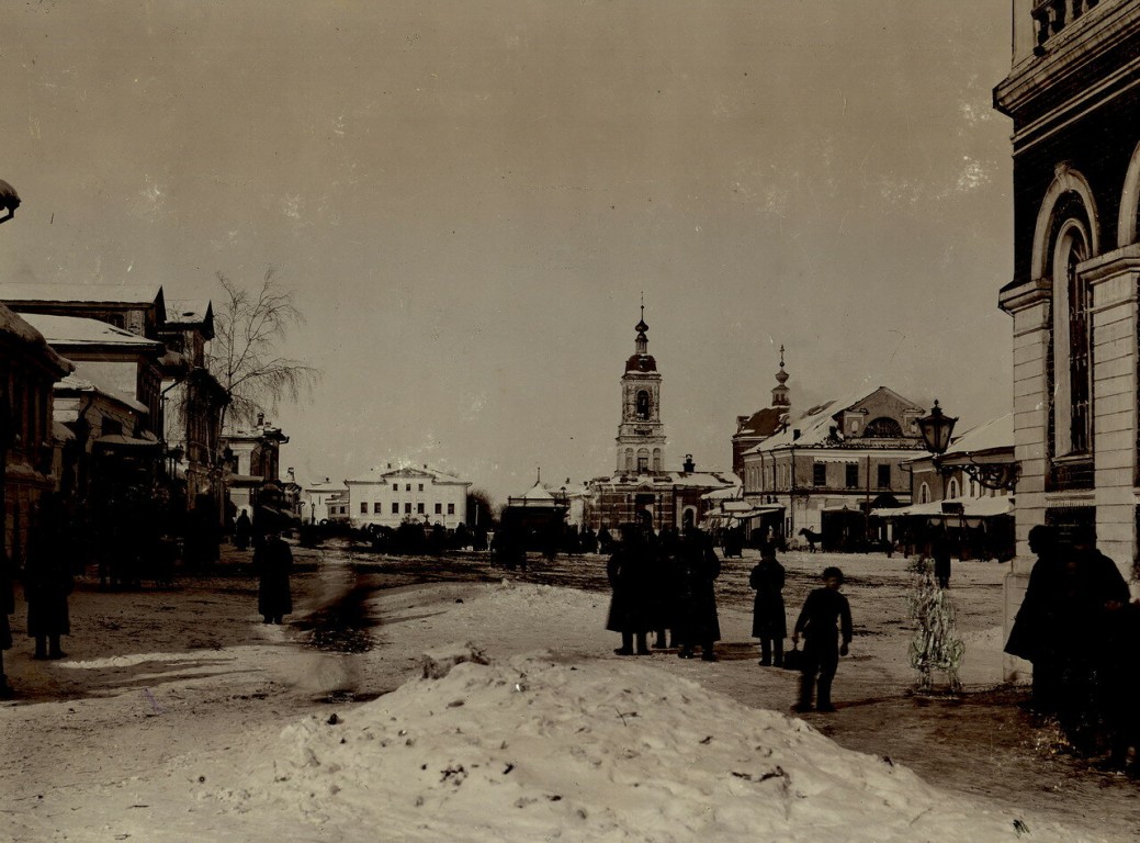 Муром. Церковь Усекновения главы Иоанна Предтечи. архивная фотография, Центр города у водонапорной башни, в перспективе - церковь Усекновения главы Иоанна Предтечи, 1901 г.