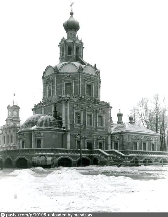 Тимирязевский. Церковь Петра и Павла в Петровско-Разумовском. архивная фотография, фото с сайта pastvu.com