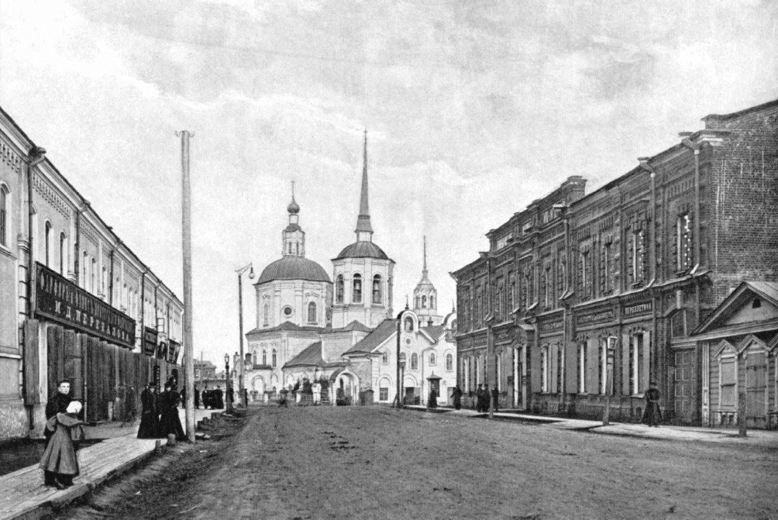 Собор Благовещения Пресвятой Богородицы, Томск (Томск, город, Томская область). архивная фотография, фото до 1917 года, http://russiahistory.ru/
