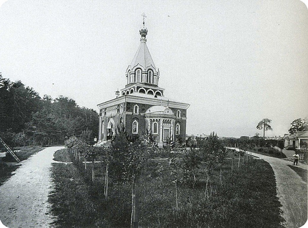 Хорошёвский. Церковь Александра Невского при Александровском убежище для увечных и престарелых воинов. архивная фотография, фото с сайта ru.wikipedia.org