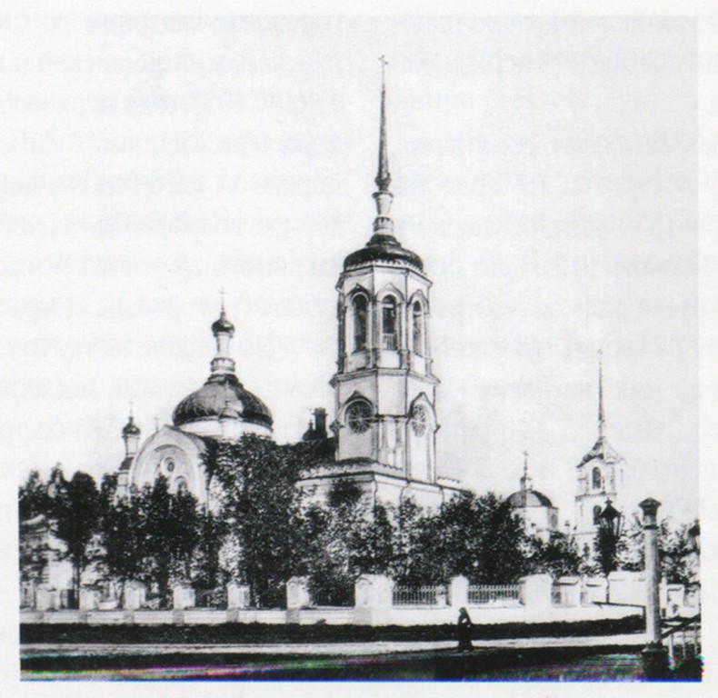 Иоанно-Предтеченский Томский женский монастырь. Церковь Иннокентия, епископа  Иркутского, Томск (Томск, город, Томская область). архивная фотография, 1898 год год с сайта http://elib.tomsk.ru/page/8514/