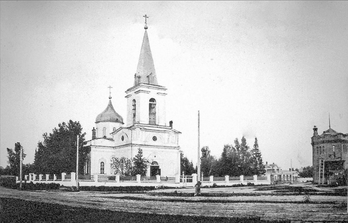 Томск. Церковь Спаса Преображения. архивная фотография, фото до 1917 года с сайта http://russiahistory.ru/