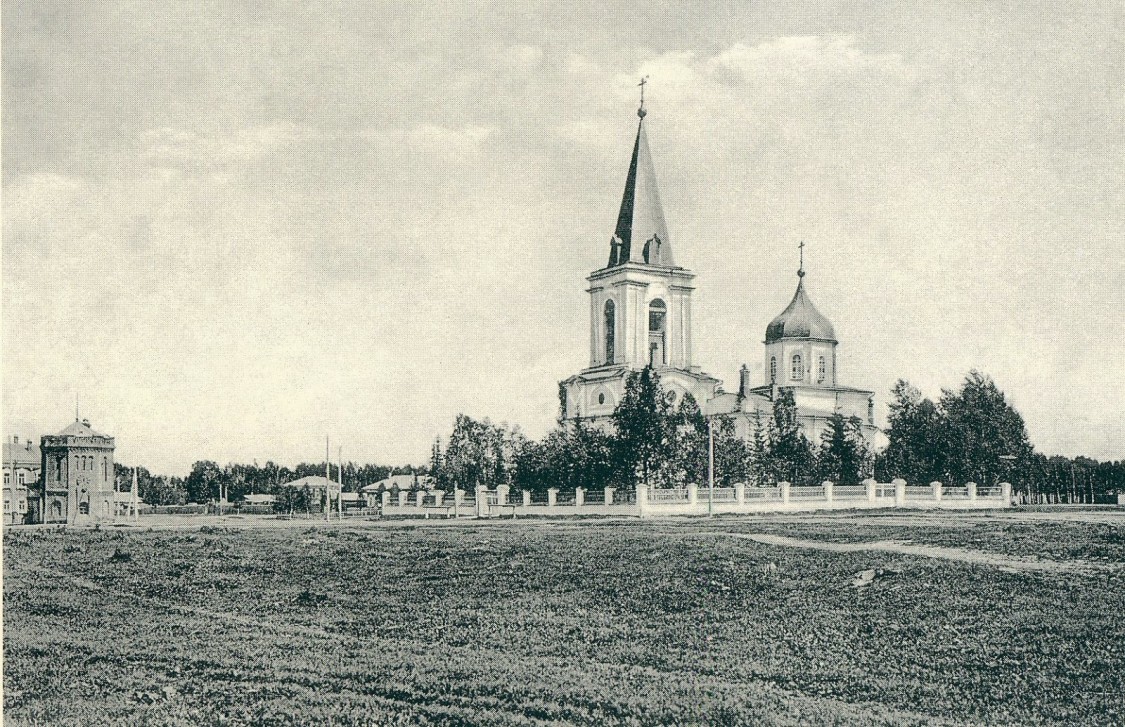 Томск. Церковь Спаса Преображения. архивная фотография, 1905—1910 год. фото с сайта https://pastvu.com/p/271161