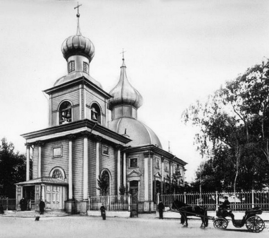 Петроградский район. Собор Троицы Живоначальной. архивная фотография, фото начала 20 века с сайта http://www.encspb.ru