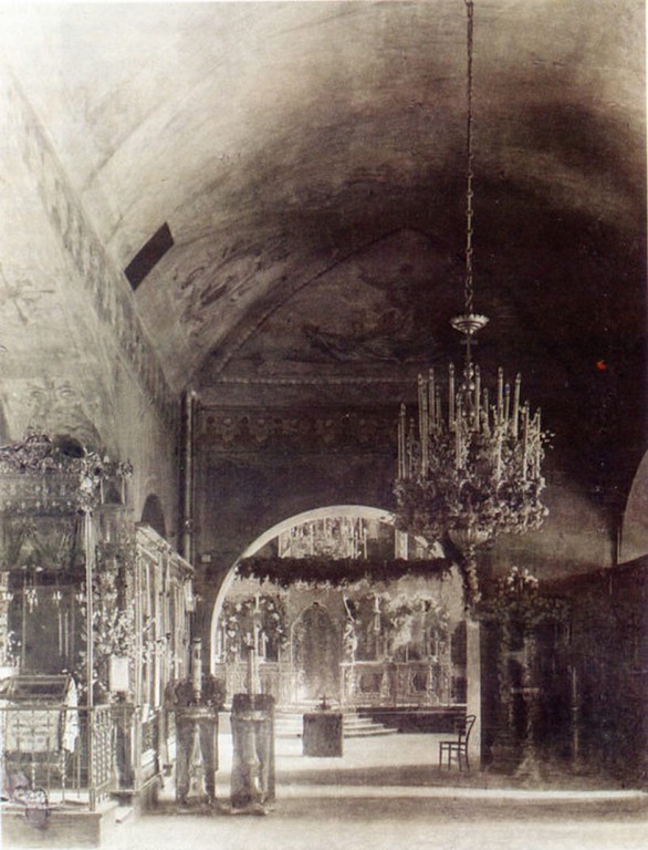 Церковь Иоанна Воина на Старой Божедомке, Мещанский (Центральный административный округ (ЦАО), г. Москва). архивная фотография, Трапезная храма с http://www.retromap.ru