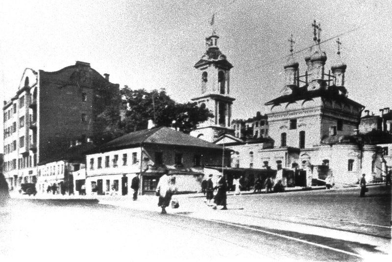 Хамовники. Церковь Николая Чудотворца Стрелецкого. архивная фотография, Фото с сайта http://sontucio.livejournal.com