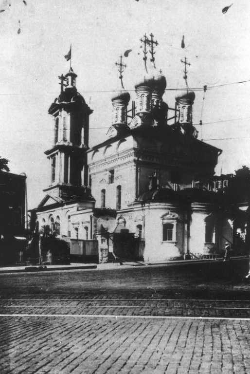 Хамовники. Церковь Николая Чудотворца Стрелецкого. архивная фотография, Фото с сайта http://sontucio.livejournal.com