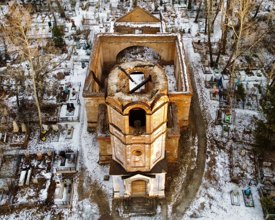Церковь Сретения Господня, Минусинск (Минусинск, город, Красноярский край). архитектурные детали, Вид с запада