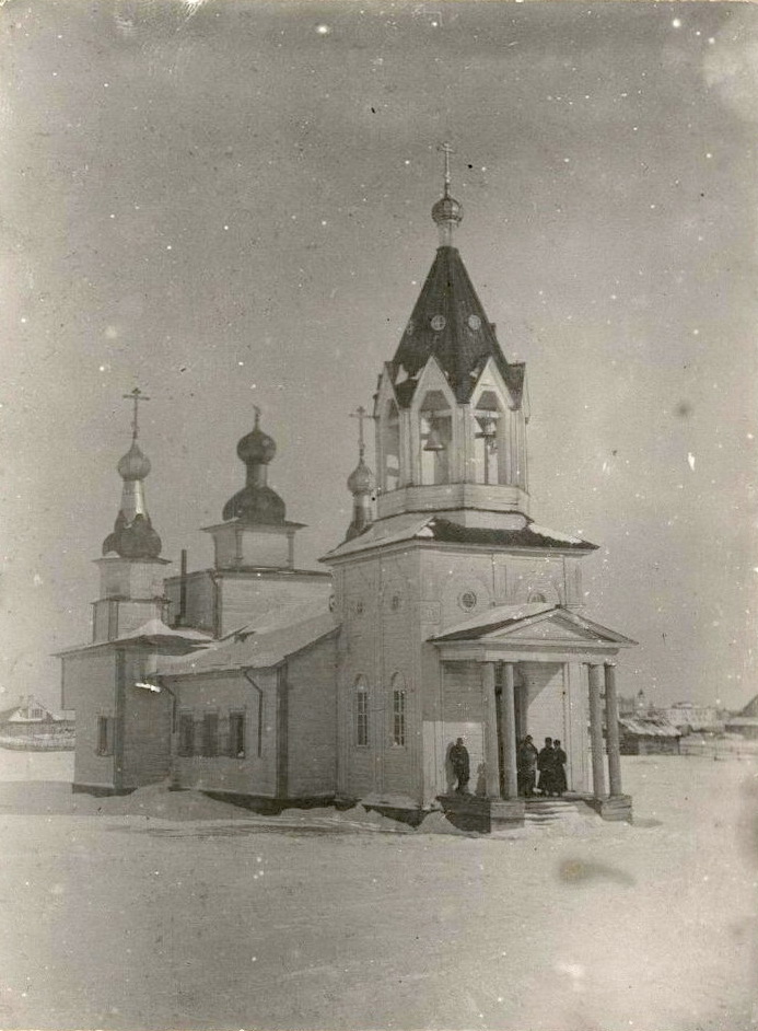 Церковь Спаса Нерукотворного Образа на Валушках, Каргополь (Каргопольский район, Архангельская область). архивная фотография, Фото 1929 года из фондов Государственного исторического музея