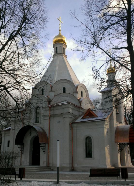 Церковь Усекновения главы Иоанна Предтечи у Новодевичьего монастыря, Хамовники (Центральный административный округ (ЦАО), г. Москва). фасады