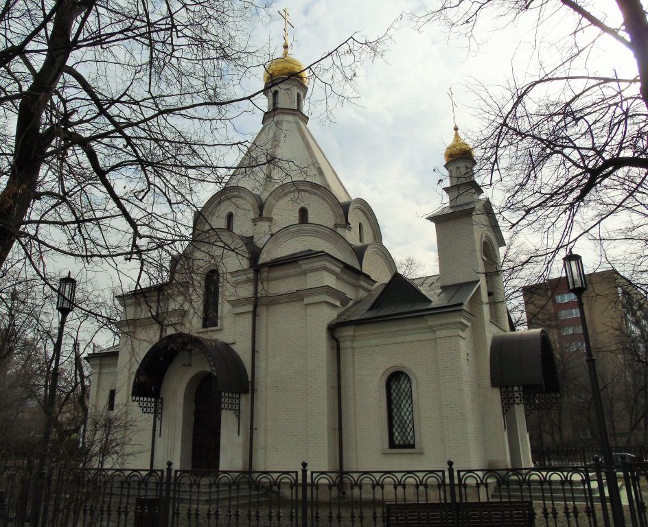 Церковь Усекновения главы Иоанна Предтечи у Новодевичьего монастыря, Хамовники (Центральный административный округ (ЦАО), г. Москва). фасады