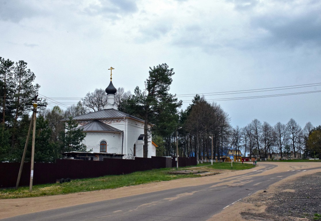 Семлёво, село. Церковь Михаила Архангела. общий вид в ландшафте