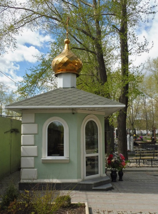 Екатеринбург. Часовня Матроны Московской на Восточном кладбище. фасады, Общий вид часовни Матроны Московской