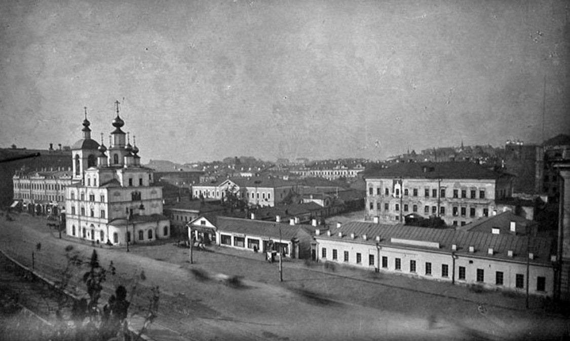 Церковь Параскевы Пятницы в Охотном ряду, Тверской (Центральный административный округ (ЦАО), г. Москва). архивная фотография, 1920 год