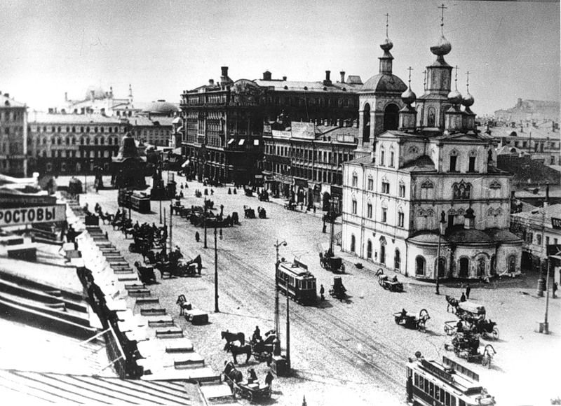 Церковь Параскевы Пятницы в Охотном ряду, Тверской (Центральный административный округ (ЦАО), г. Москва). архивная фотография, Фото с сайта http://sontucio.livejournal.com