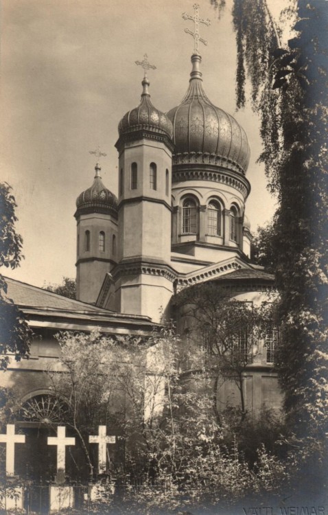 Веймар. Церковь Марии Магдалины. архивная фотография, Фото 1917 г. с аукциона e-bay.de