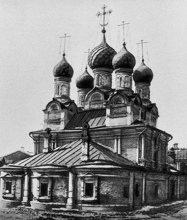 Церковь Казанской иконы Божией Матери на Большой Дмитровке, Тверской (Центральный административный округ (ЦАО), г. Москва). архивная фотография, Церковь Иконы Божией Матери Казанская в бывшем Георгиевском монастыре