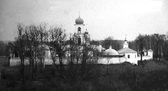 Покровский мужской монастырь, Данков (Данковский район, Липецкая область). архивная фотография, фото с сайта https://ru.wikipedia.org