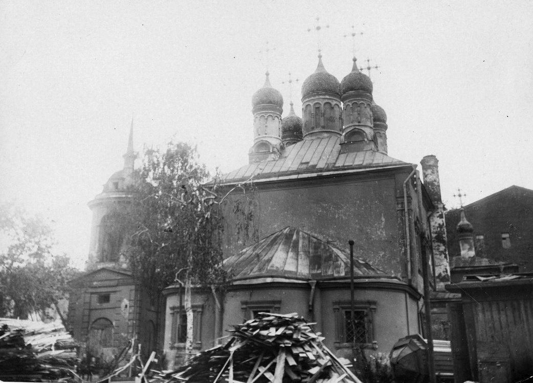 Церковь Алексия, митрополита Московского, что на Глинищах, Тверской (Центральный административный округ (ЦАО), г. Москва). архивная фотография, 1931 год