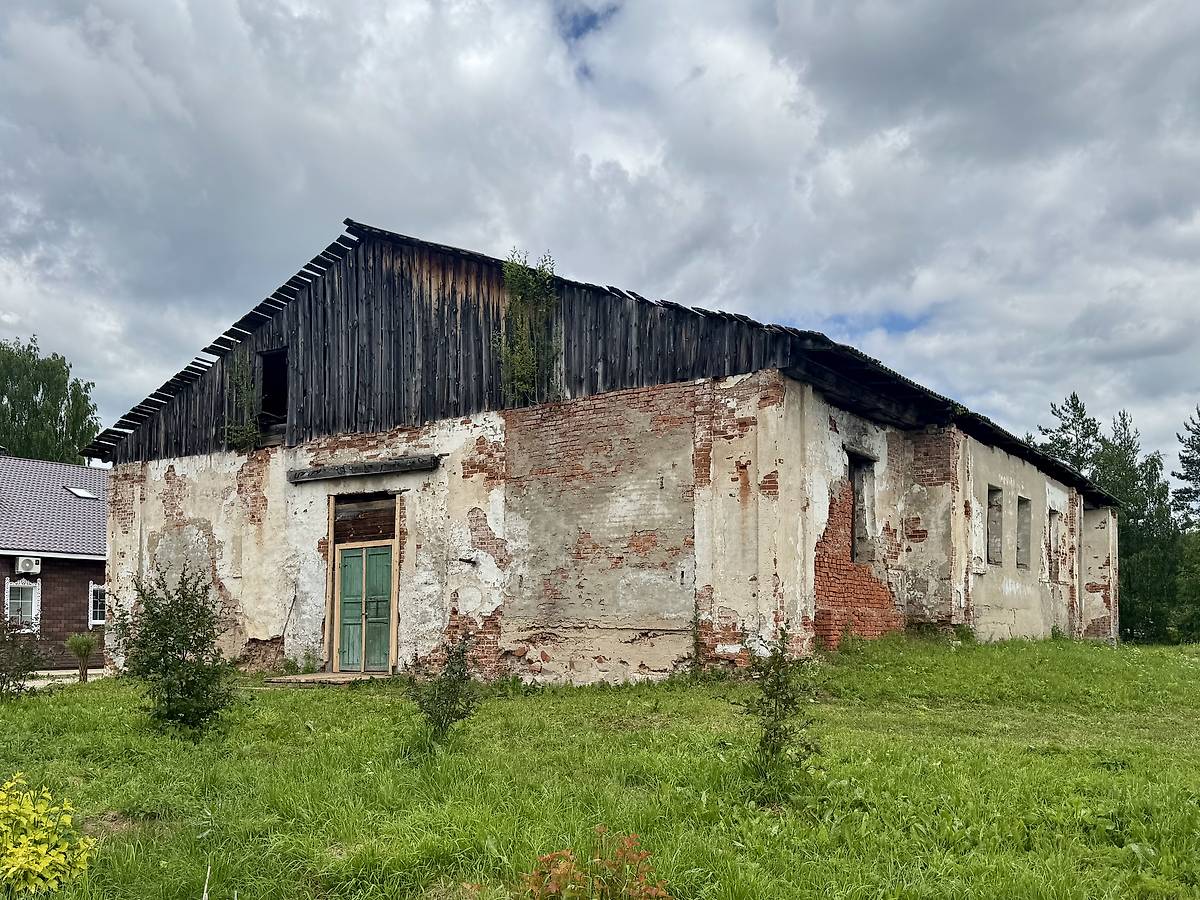 Вид с юго-запада, фасады. Церковь Богоявления Господня, Тарногский Городок (Тарногский район, Вологодская область)