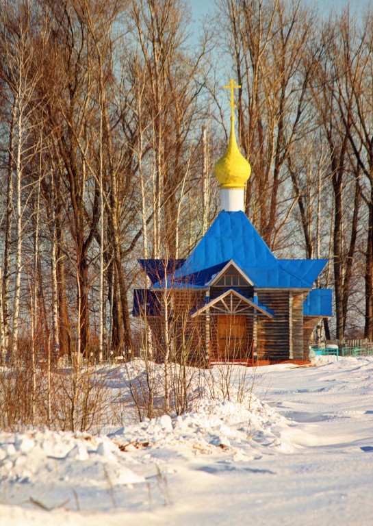 Микварово. Неизвестная часовня. фасады, Вид с запада